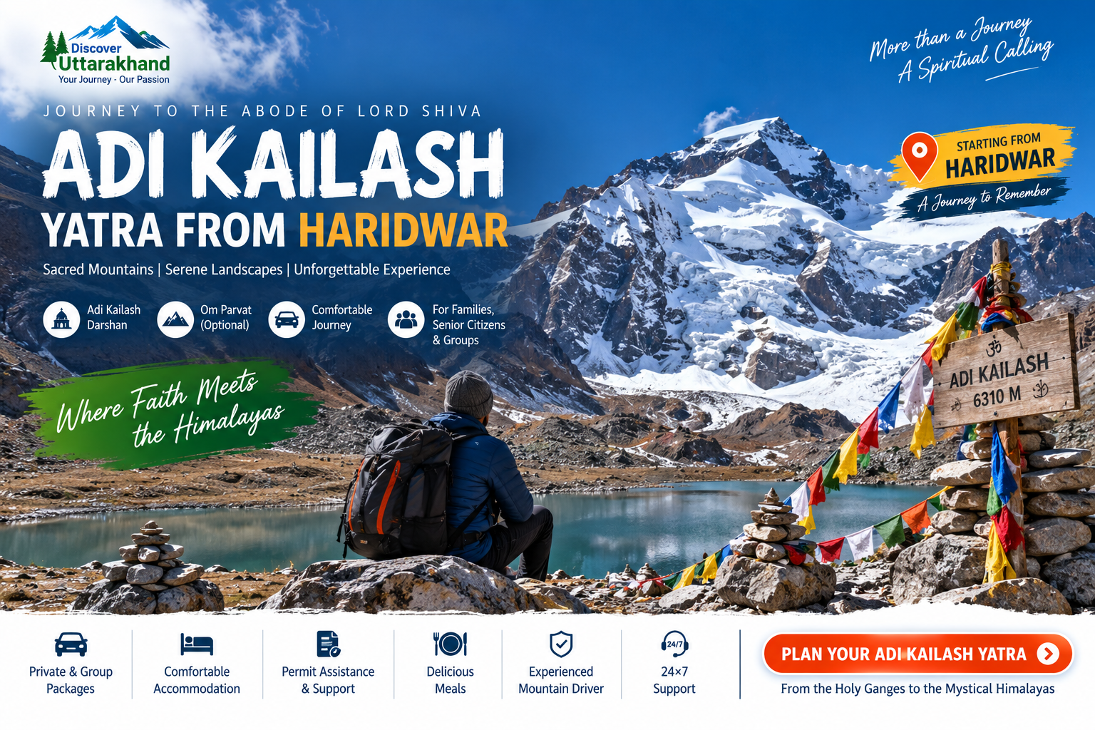 Adi Kailash Yatra from Haridwar | Package, Cost & Itinerary